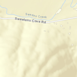 Sweetens Cove Tennessee Street Map