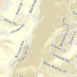 Ridgewood Acres Tennessee Street Map