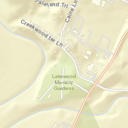 Creekwood Terrace Tennessee Street Map