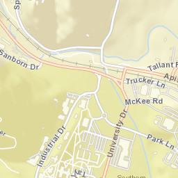 Collegedale Tennessee Street Map