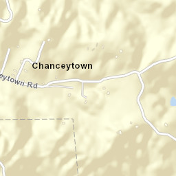 Chanceytown Tennessee Street Map