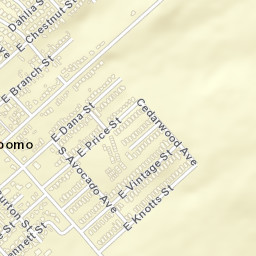 Nipomo California Street Map