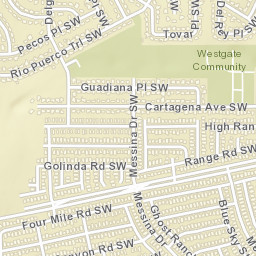 1963-1999 Delgado Drive Southwest Albuquerque Street Map