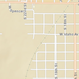 727-799 South 19th Street Chickasha Street Map