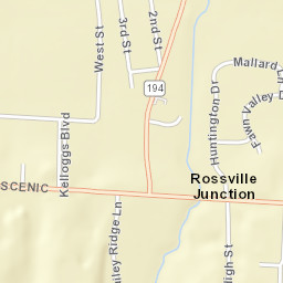 Rossville Junction Tennessee Street Map