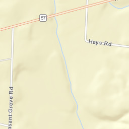 Hays Tennessee Street Map