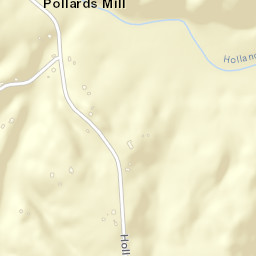 Pollards Mill Tennessee Street Map