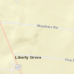 Liberty Grove Tennessee Street Map