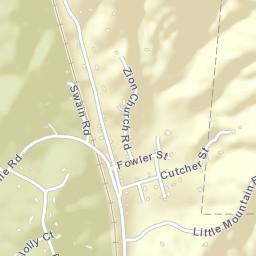 Postelle Tennessee Street Map