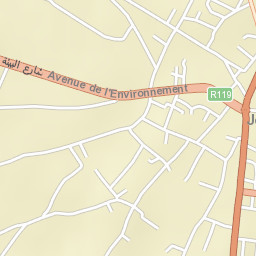 Djebeniana Street Map