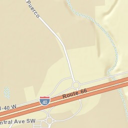 13505 Highway 66, Albuquerque, NM Street Map