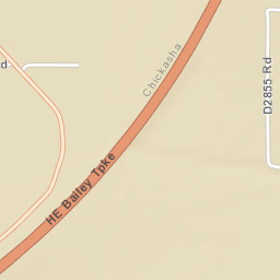 H. E. Bailey Turnpike Chickasha OK 73018 Street Map