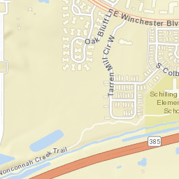 436 West Tarren Mill Circle, Collierville, TN Street Map