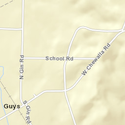 Guys Tennessee Street Map