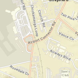 Shepherd Tennessee Street Map