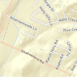 Holy Hills Tennessee Street Map