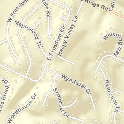 Maplewood Heights Tennessee Street Map