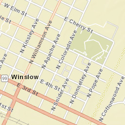 108 Old Hwy 66 Winslow AZ 86047 Street Map