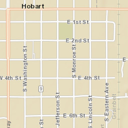300-398 S Main St, Hobart, OK 73651 Street Map