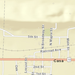 Casa Arkansas Street Map