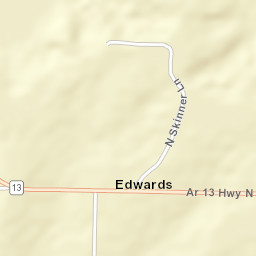 Edwards Arkansas Street Map