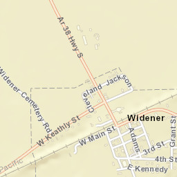 Widener Arkansas Street Map