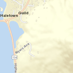 Haletown Tennessee Street Map