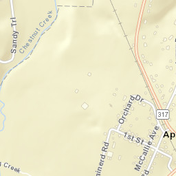 Apison Tennessee Street Map