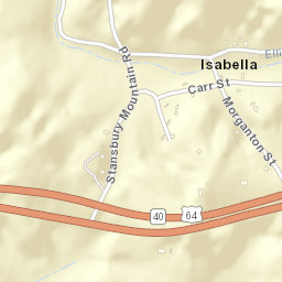 Isabella Tennessee Street Map