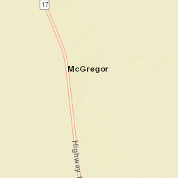 McGregor Arkansas Street Map