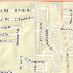 4749-4755 Bradford Drive, Memphis, TN Street Map