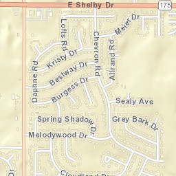 4723-4729 Laughlin Road Memphis TN Street Map