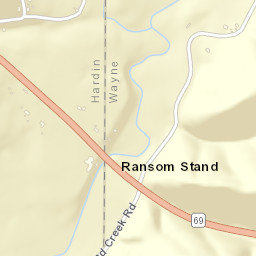 Stout Tennessee Street Map