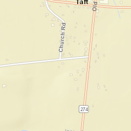 Taft Tennessee Street Map
