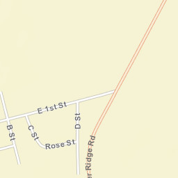 Wheeler Ridge California Street Map