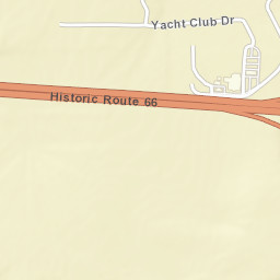 Highway 66 & Interstate 40, Clines Corners Street Map