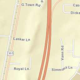 Gold Creek Arkansas Street Map