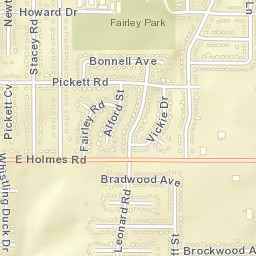 5061-5069 Stacey Road Memphis TN Street Map