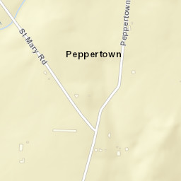 Peppertown Tennessee Street Map