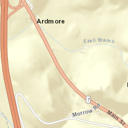 State 7 Ardmore TN 38449 America Street Map