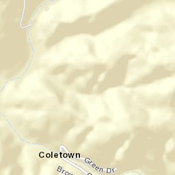 Coletown Tennessee Street Map