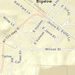 Graytown Arkansas Street Map