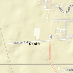 Scaife Tennessee Street Map