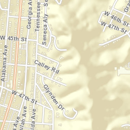 Saint Elmo Tennessee Street Map