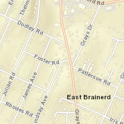 Liles Addition Tennessee Street Map
