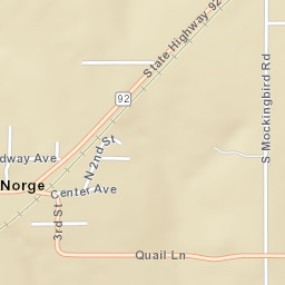 Ellis Avenue Norge OK 73018 Street Map