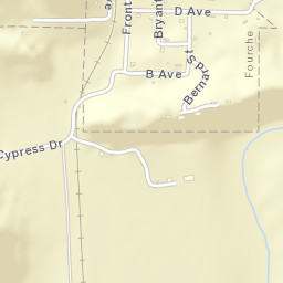 Fourche Arkansas Street Map