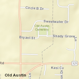 Sweetwater Estates Arkansas Street Map