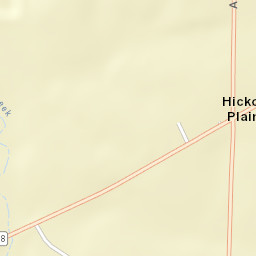 Hickory Plains Arkansas Street Map