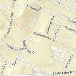 Mana Estates Tennessee Street Map